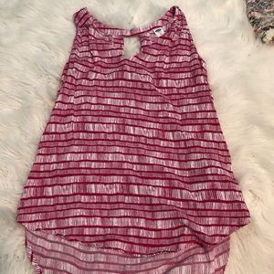 Pink old navy top